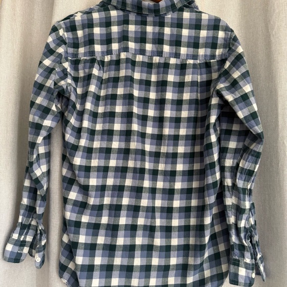 Uniqlo Plaid Flannel Women’s Button Up Long Sleeve Shirt Size Medium 100% Cotton - Picture 6 of 6